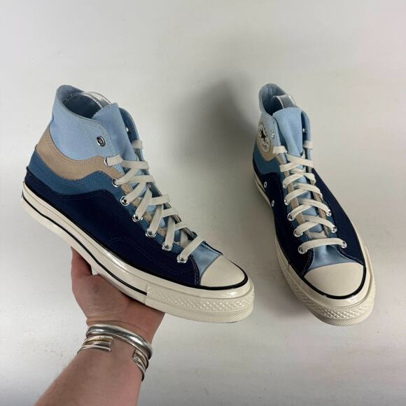 Converse Chuck Taylor All Star 70 Hi Athletic Shoes Men's 9.5 Blue Lace-Up - Picture 1 of 9